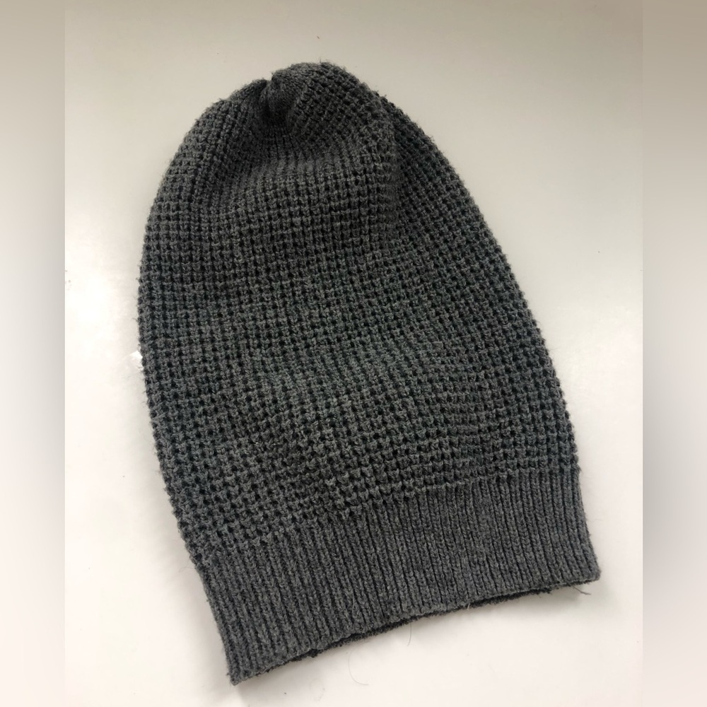 Grey Hipster slouch toque O/S